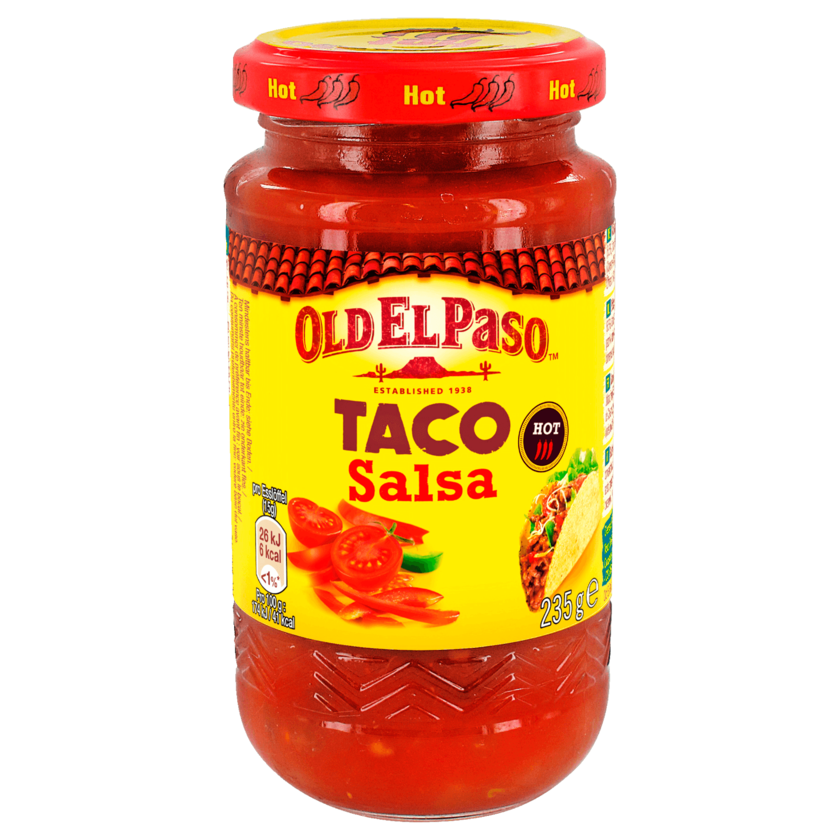 Old El Paso Taco Salsa Hot 235g